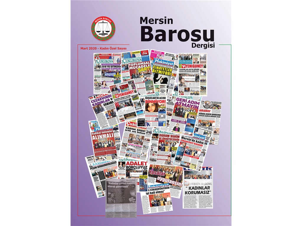 Mersin Barosu Dergisi Sayı :46