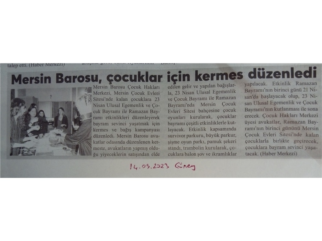 Çocuk Hakları Merkezi kermes düzenledi
