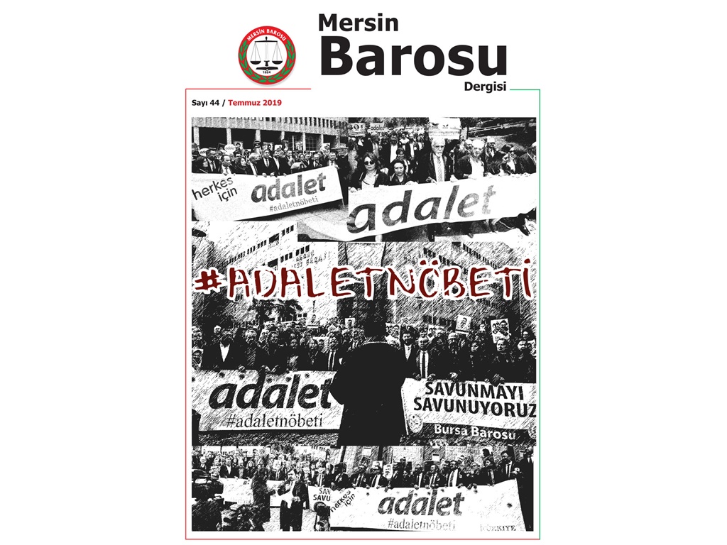 Mersin Barosu Dergisi Sayı :44 