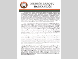 MERSİN BAROSU BAŞKANLIĞI OLARAK, “ÇOCUK İSTİSMARI DAVALARINDA” KATILIMCI OLMAK İÇİN ADALET BAKANLIĞI’NA BAŞVURUDA BULUNULDU