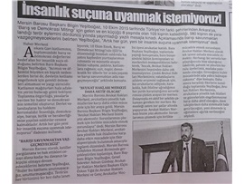 BASINDA BAROMUZ (Yeşilboğaz: "İnsanlık Suçuna Uyanmak İstemiyoruz")