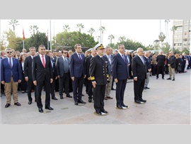 MERSİN BAROSU BAŞKANLIĞI 10 KASIM’DA ATATÜRK’Ü ANDI