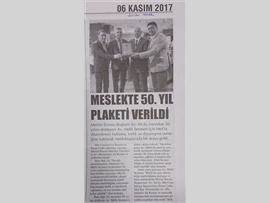 BASINDA BAROMUZ (Baro Başkanı Av. Ali Er, Mut Avukatlar Odası'nı Ziyaret Etti)
