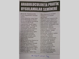 BASINDA BAROMUZ ( Arabuluculukta Pratik Uygulamalar Semineri)
