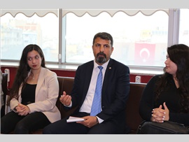 ÇAĞ ÜNİVERSİTESİ GENÇ HUKUKÇULAR KULÜBÜ, BARO BAŞKANIMIZ AV. BİLGİN YEŞİLBOĞAZ’I ZİYARET ETTİ