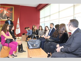 ÇAĞ ÜNİVERSİTESİ GENÇ HUKUKÇULAR KULÜBÜ, BARO BAŞKANIMIZ AV. BİLGİN YEŞİLBOĞAZ’I ZİYARET ETTİ