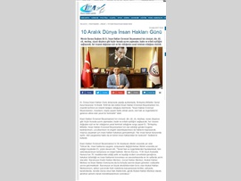 BASINDA BAROMUZ (Başkanımızın Dünya İnsan Hakları Günü Mesajı)