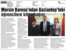 BASINDA BAROMUZ (Baromuzdan Gaziantep'te Öğrencilere Kitap Bağışı)