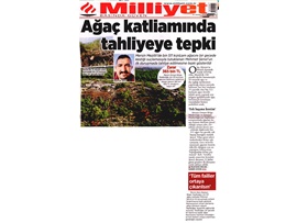 BASINDA BAROMUZ (Ağaç Kesen Sanığın Tahliyesine Başkanımızdan Tepki)