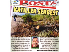 BASINDA BAROMUZ (Ağaç Kesen Sanığın Tahliyesine Başkanımızdan Tepki)