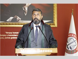 BARO BAŞKANIMIZ AV. BİLGİN YEŞİLBOĞAZ: "HUKUK KURUMLARI HUKUKSUZLUĞA ALET OLMAMALI"