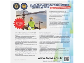 MERSİN BAROSU VE TOROS ÜNİVERSİTESİ İŞBİRLİĞİNDE ONLİNE EĞİTİM PROGRAMLARI DÜZENLENİYOR