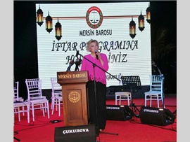 MERSİN BAROSU İFTAR PROGRAMI VE YEMEĞİ AVUKATLARIMIZIN YOĞUN  KATILIMI İLE GERÇEKLEŞTİRİLDİ.