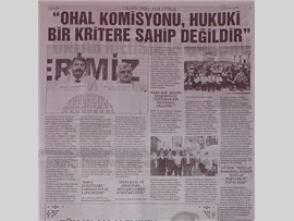 BASINDA BAROMUZ (Baro Başkanımız Av. Bilgin Yeşilboğaz, 'İhraçlar Adalet Arıyor' Paneline Konuşmacı Olarak Katıldı)