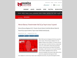 BASINDA BAROMUZ (BAŞKANIMIZIN MERSİN VALİSİ ZİYARETİ) 10.07.2017