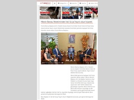 BASINDA BAROMUZ (BAŞKANIMIZIN MERSİN VALİSİ ZİYARETİ) 10.07.2017