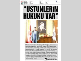 BASINDA BAROMUZ (Baro Başkanımızın Dünya Hukuk Günü Mesajı)