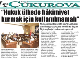 BASINDA BAROMUZ (Yeşilboğaz: "Hukuk Ülkede Hakimiyet Kurmak İçin Kullanılmamalı")