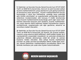 BAROLARDAN ORTAK AÇIKLAMA: "ADALETE ERİŞİM ZORLAŞTIRILMAMALIDIR"