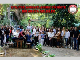 STAJYER AVUKATLARIMIZ PİKNİKTE BİR ARAYA GELDİLER.