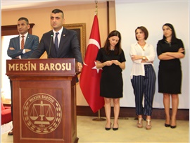 MERSİN BAROSU BAŞKANI AV. ALİ ER: “MESLEKİ EĞİTİM ŞART”