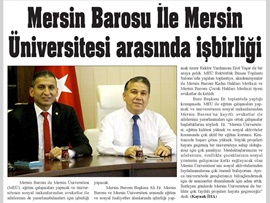 BASINDA BAROMUZ (Baromuz ile Mersin Üniversitesi İşbirliği Yapıyor) 30.10.2017
