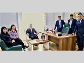 ZİYARET-Başkanımız Genç meslektaşlarımızı ziyaret etti.