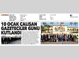 BASINDA BAROMUZ (Baro Başkanımız,10 Ocak Çalışan Gazeteciler Günü Nedeniyle Düzenlenen Törene Katıldı)