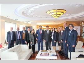 BARO BAŞKANIMIZ, YÖNETİM KURULUMUZ VE DELEGELERİMİZ, TBB BŞK. METİN FEYZİOĞLU’NU ZİYARET ETTİ