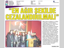 BASINDA BAROMUZ (Kadın Cinayetleri Basın Açıklaması)