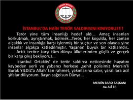 İSTANBUL'DA TERÖR..