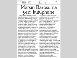 BASINDA BAROMUZ (Baromuza Yeni Kütüphane Açıldı)