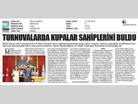 BASINDA BAROMUZ (Avukatlar Günü Turnuvalarında Kupalar Sahiplerini Buldu)