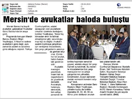 BASINDA BAROMUZ (Geleneksel Avukatlar Günü Balosu)