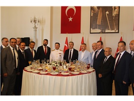 BARO BAŞKANIMIZ KENT PROTOKOLÜYLE BAYRAMLAŞTI