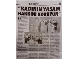 Kadın Hakları Merkezimiz kadın cinayetleri ile ilgili basın açıklaması yaptı