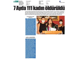 Kadın Hakları Merkezimiz kadın cinayetleri ile ilgili basın açıklaması yaptı