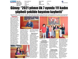 Kadın Hakları Merkezimiz kadın cinayetleri ile ilgili basın açıklaması yaptı