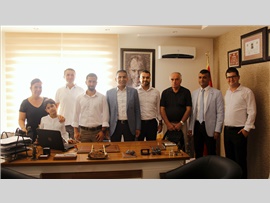 BARO BAŞKANIMIZ İLE BAŞKAN YARDIMCIMIZ GENÇ MESLEKTAŞLARIMIZIN OFİS AÇILIŞINI YAPTILAR