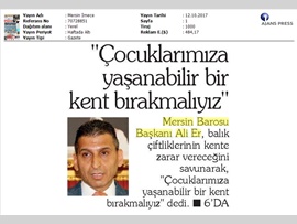 BASINDA BAROMUZ (Çocuklarımıza Yaşanabilir Bir Kent Bırakmalıyız) 12.10.2017
