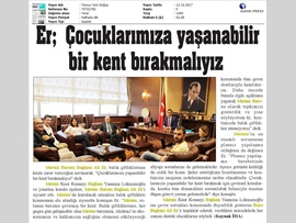 BASINDA BAROMUZ (Çocuklarımıza Yaşanabilir Bir Kent Bırakmalıyız) 12.10.2017
