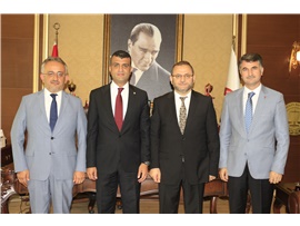 İL MÜFTÜSÜ İLE AKDENİZ VE TOROSLAR İLÇE MÜFTÜSÜNDEN, BAROMUZA ZİYARET