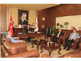 İL MÜFTÜSÜ İLE AKDENİZ VE TOROSLAR İLÇE MÜFTÜSÜNDEN, BAROMUZA ZİYARET