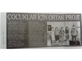 Mersin Barosu ve Kızılay, çocuklar için ortak proje yürütecek