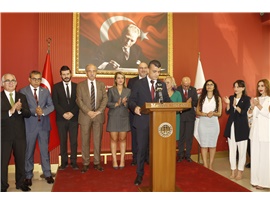 BARO BAŞKANIMIZ AV. GAZİ ÖZDEMİR MAZBATASINI ALDI