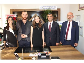 GENÇ MESLEKTAŞLARIMIZIN OFİS AÇILIŞINA KATILDIK