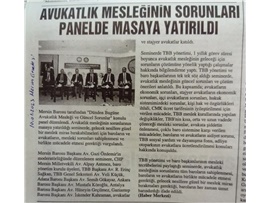 "Dünden Bugüne Avukatlık Mesleği ve Güncel Sorunlar" Paneli Yapıldı