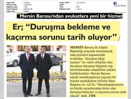 BASINDA BAROMUZ (Duruşma Bekleme ve Kaçırma Sorunu Tarih Oluyor)