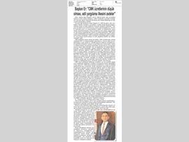 BASINDA BAROMUZ ( Baro Bşk. Er: "CMK Ücretleri Artırılmalı"
