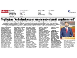 Başkanımız Yeşilboğaz: "Kadınları koruyan yasalar neden kasıtlı uygulanmıyor?"